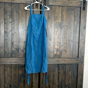 Pop sugar denim dress size medium. With pockets. Brand new with tags.